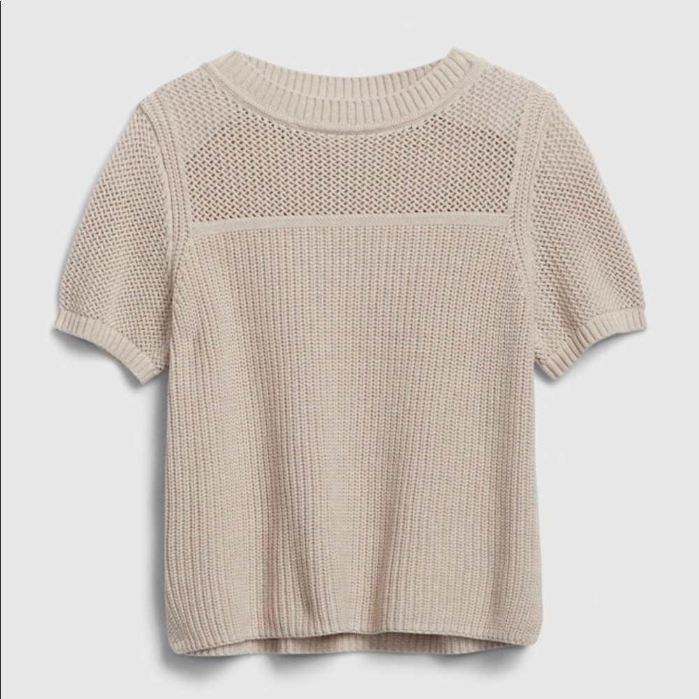 🖤GAP: BOXY SHORT SLEEVE CREWNECK SWEATER🖤